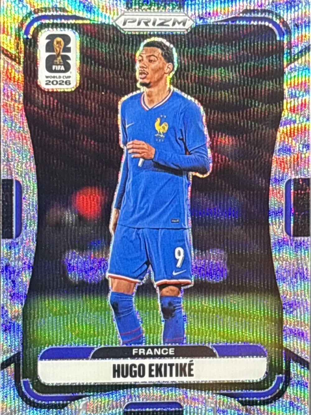 Panini Hugo Ekitiké France Silver Prizm Soccer Card